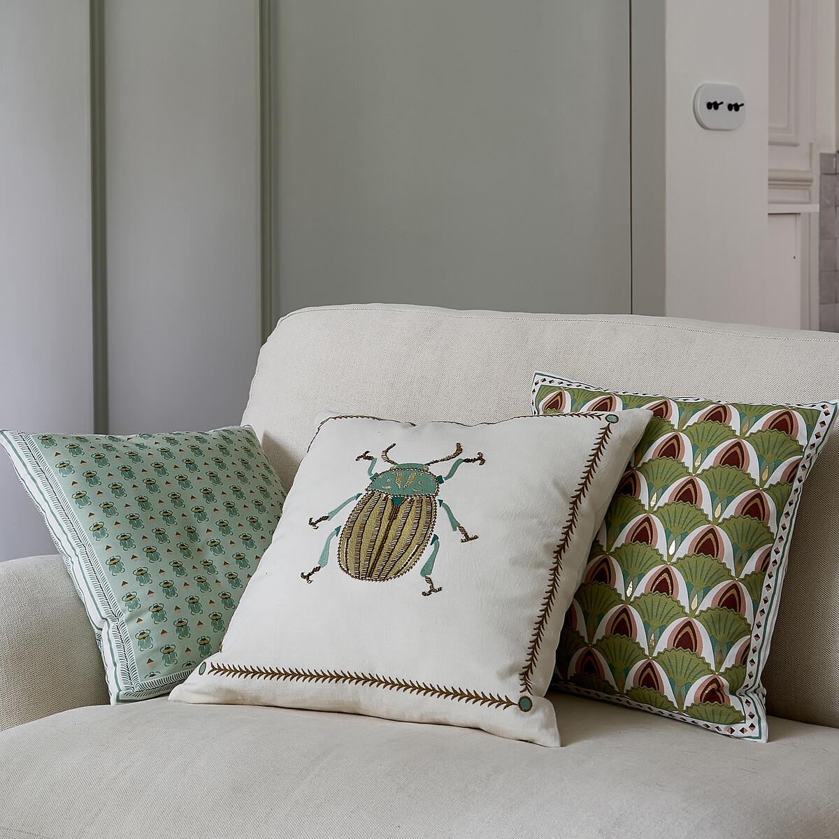 Scarabee Beetle 100% Cotton 45 x 45cm Cushion Cover – image 5