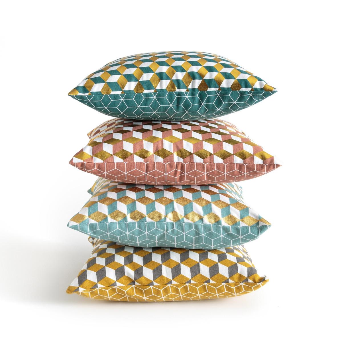 Decio Geometric 100% Cotton Cushion Cover – image 3