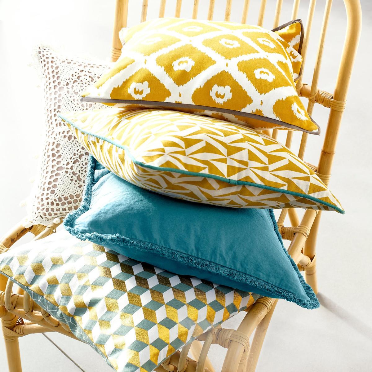 Decio Geometric 100% Cotton Cushion Cover – image 7