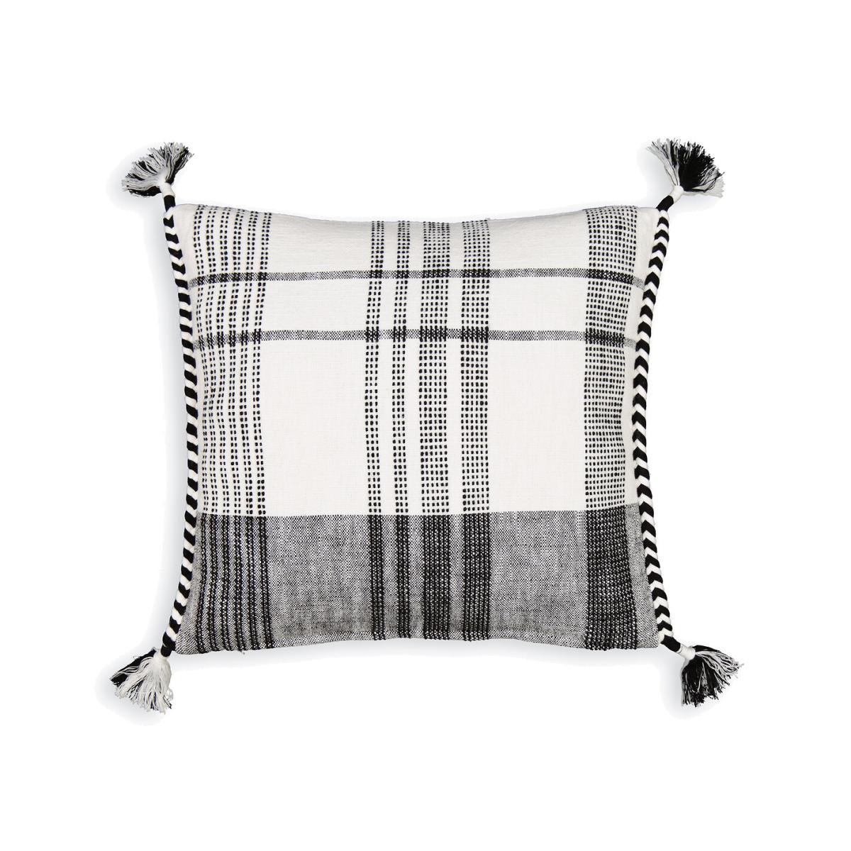 Parfeti 45 x 45cm Woven Check 100% Cotton Cushion Cover