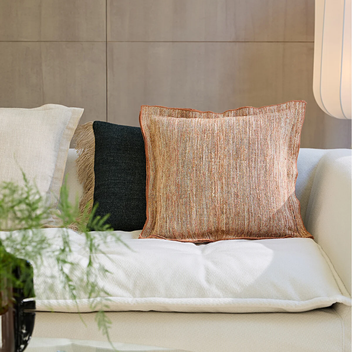 Marciana Cushion Cover in Cotton/Linen/Silk – image 2