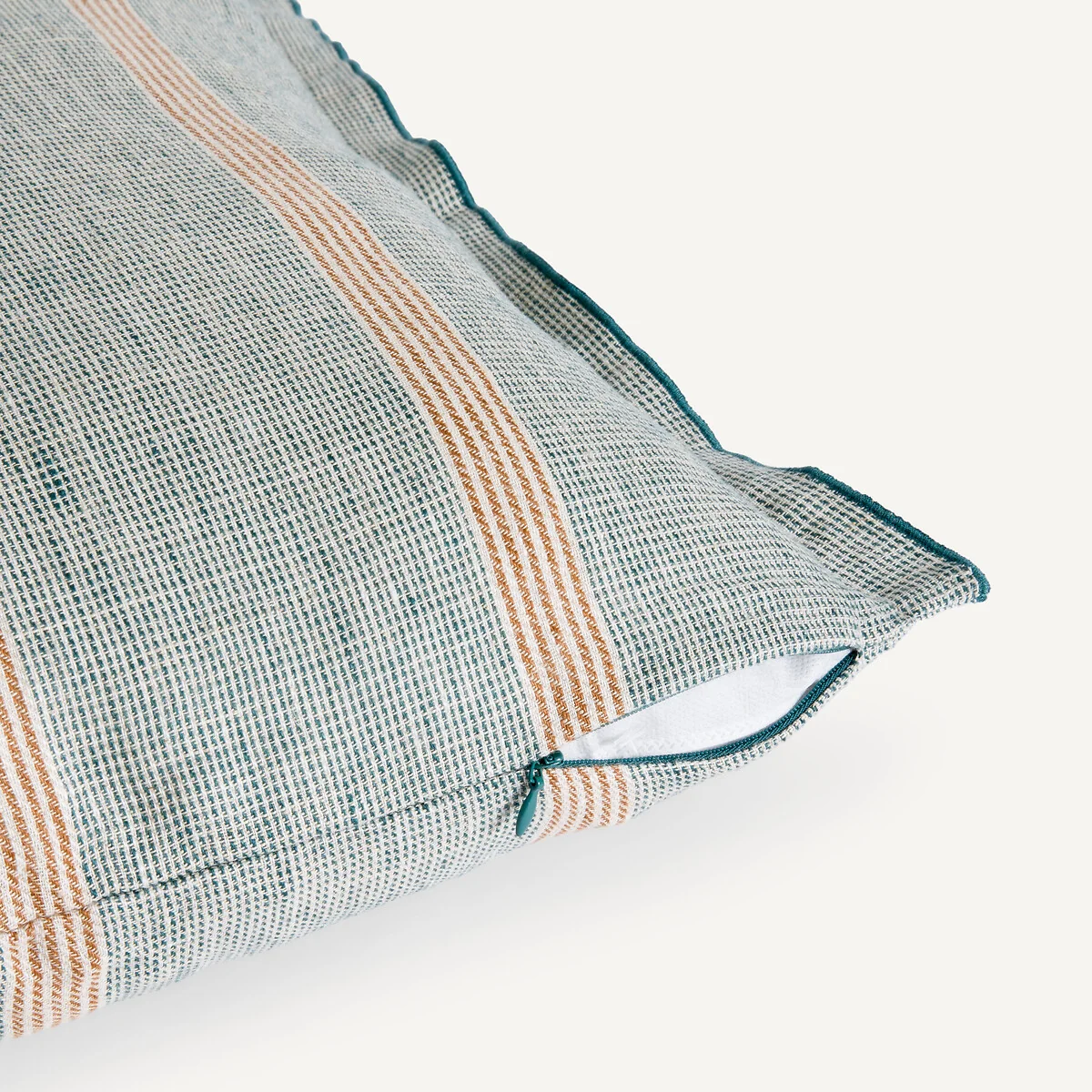 Virel Cushion Cover in Striped Linen – image 4
