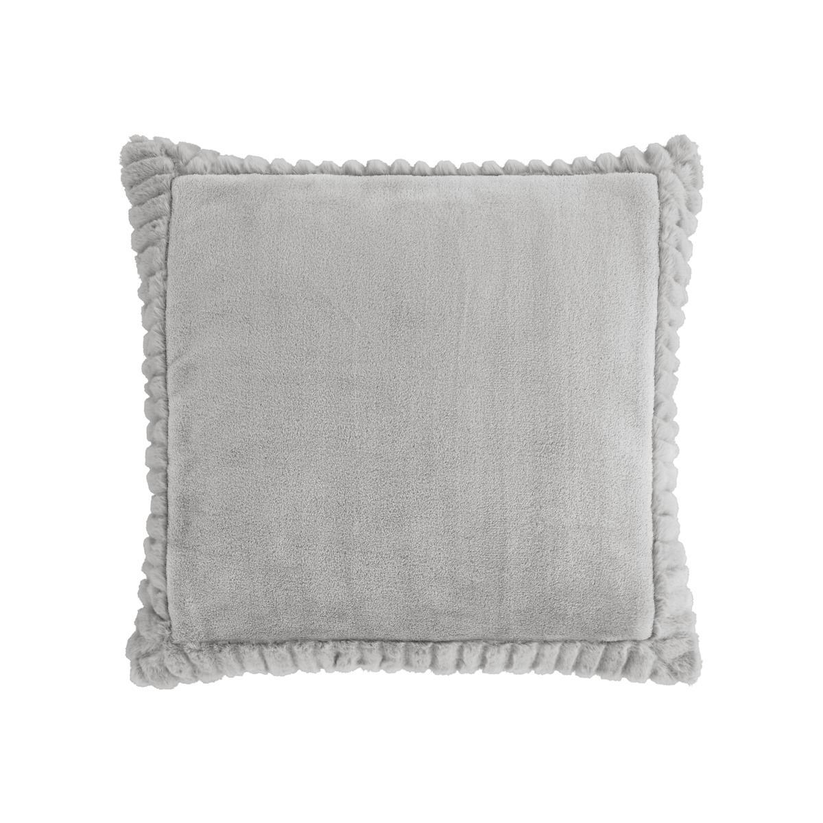 Velvet And Faux Fur Cushion – image 1