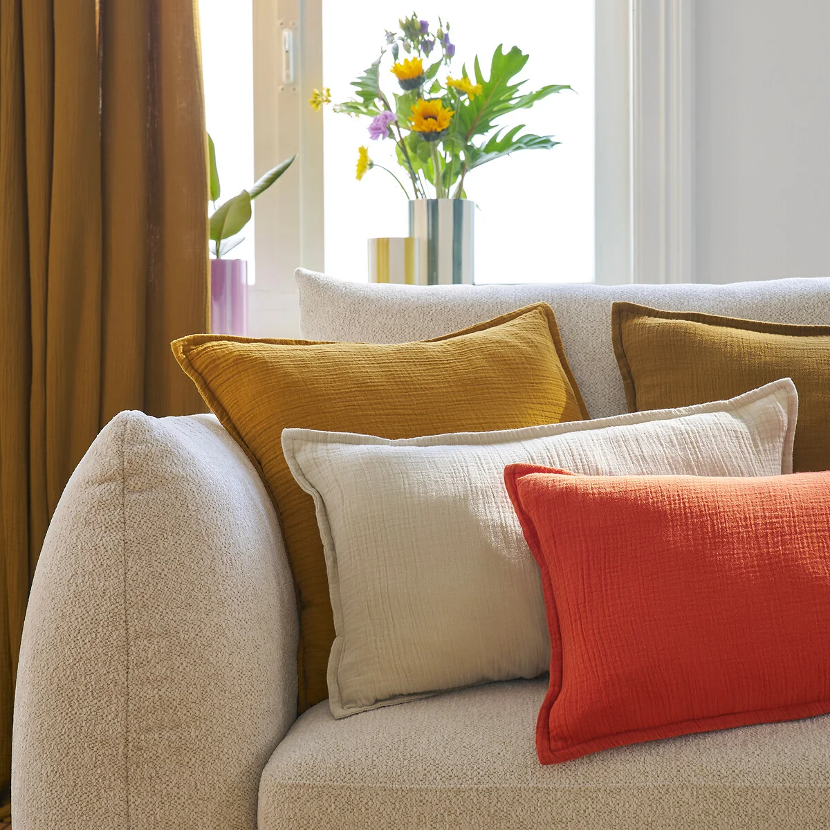 Kumla Cotton Muslin Cushion Cover – image 2