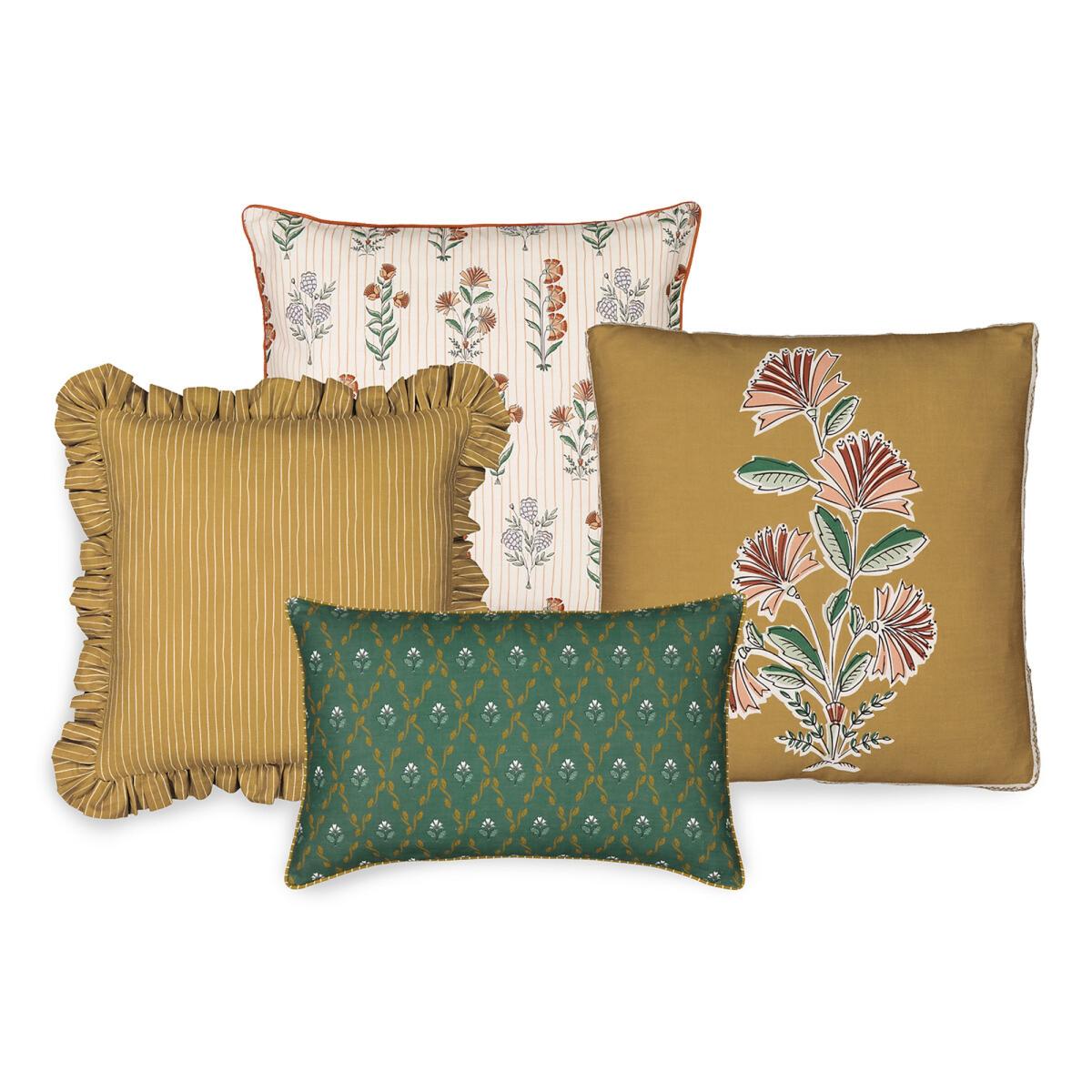 Emeline 45 x 45cm Floral 100% Cotton Cushion Cover – image 2