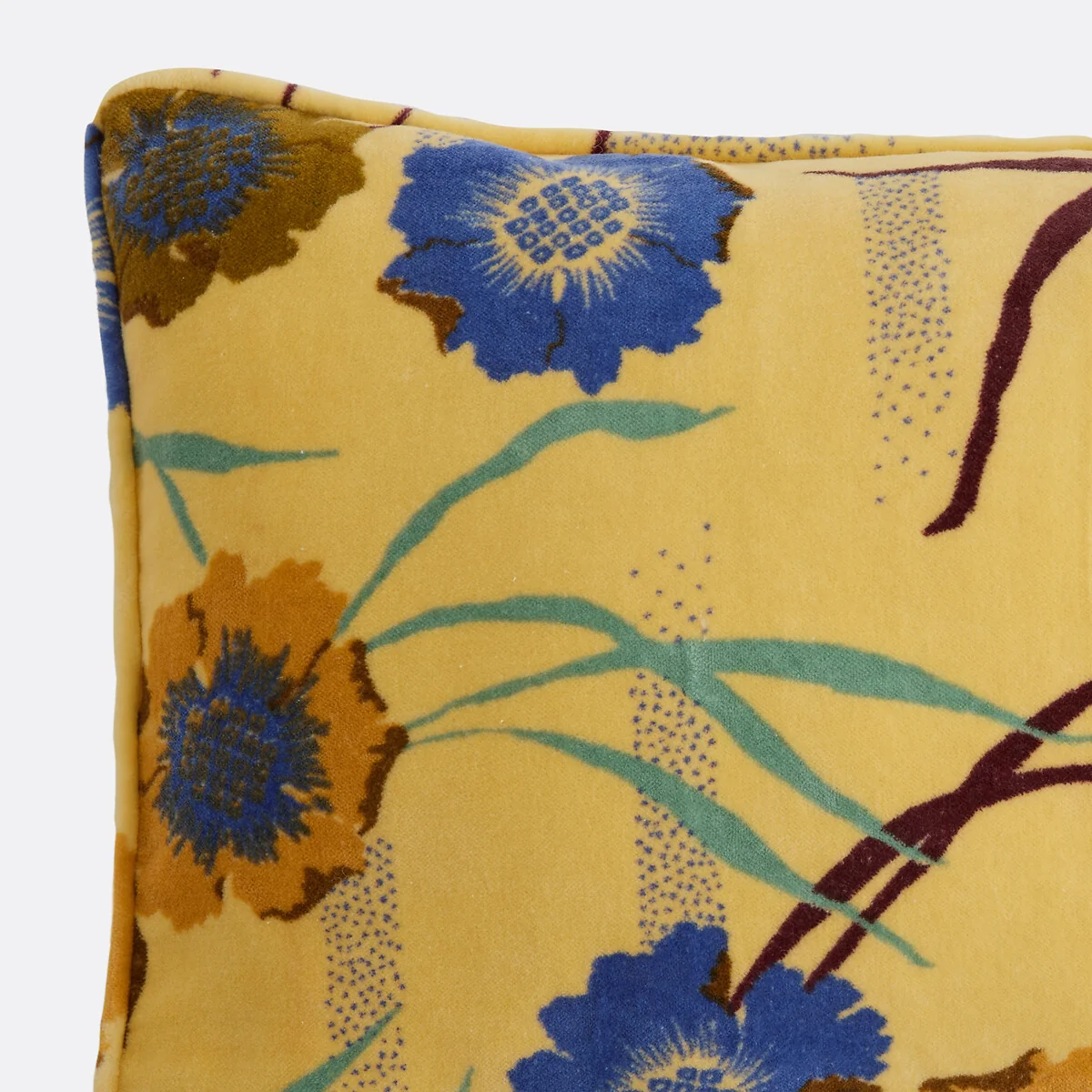 Mowan Printed Cotton Velour Rectangular Cushion Cover 50x30cm – image 3