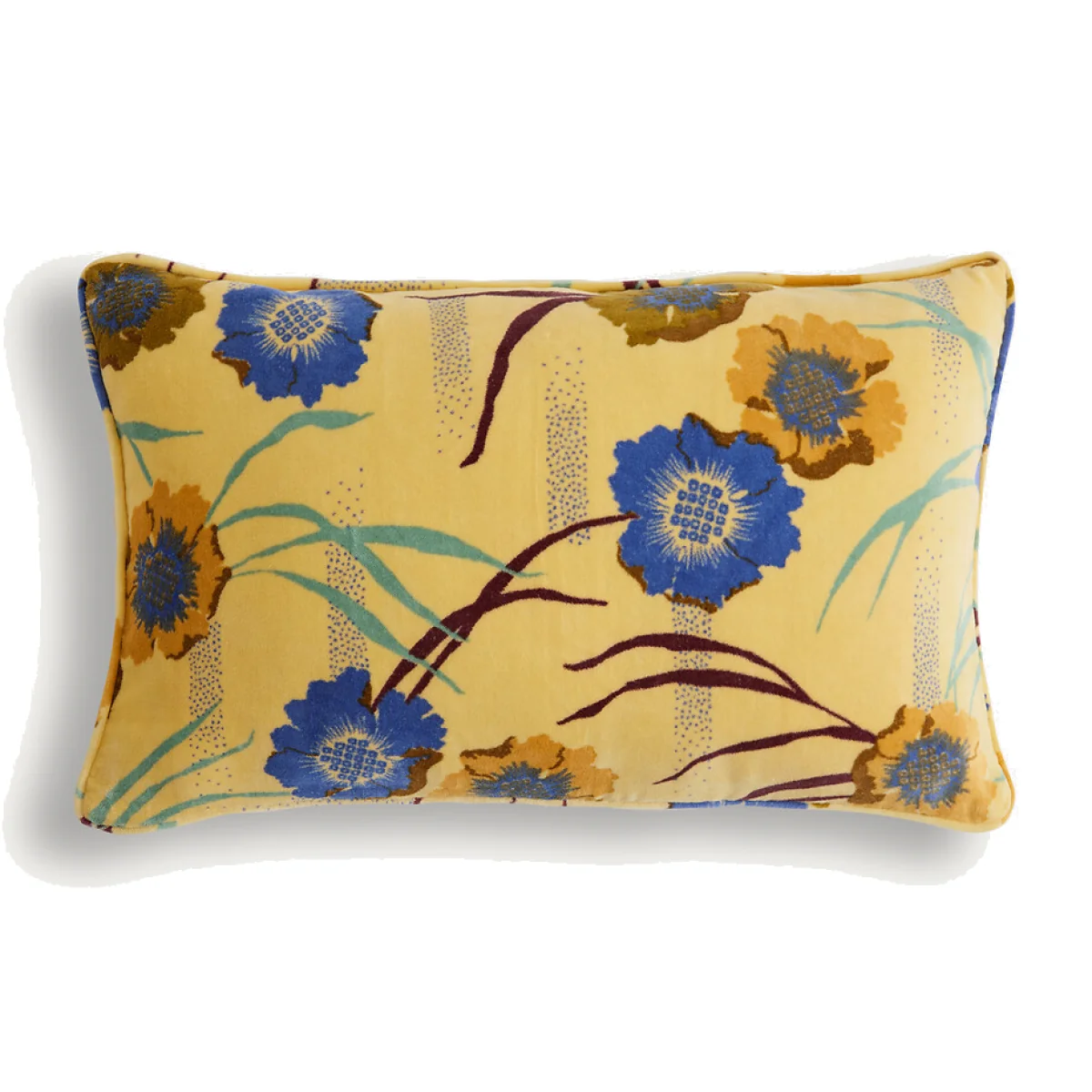 Mowan Printed Cotton Velour Rectangular Cushion Cover 50x30cm – image 1