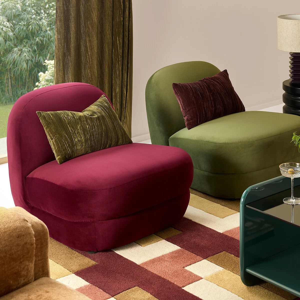 Susana Cushion Cover in Panne Velvet – image 2
