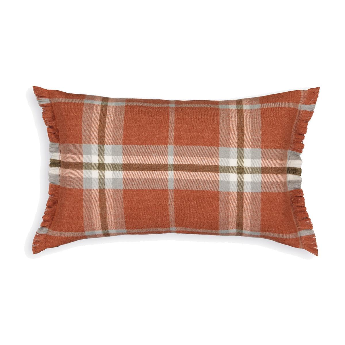 Glasgow Fringed Tartan Cushion Cover – image 1
