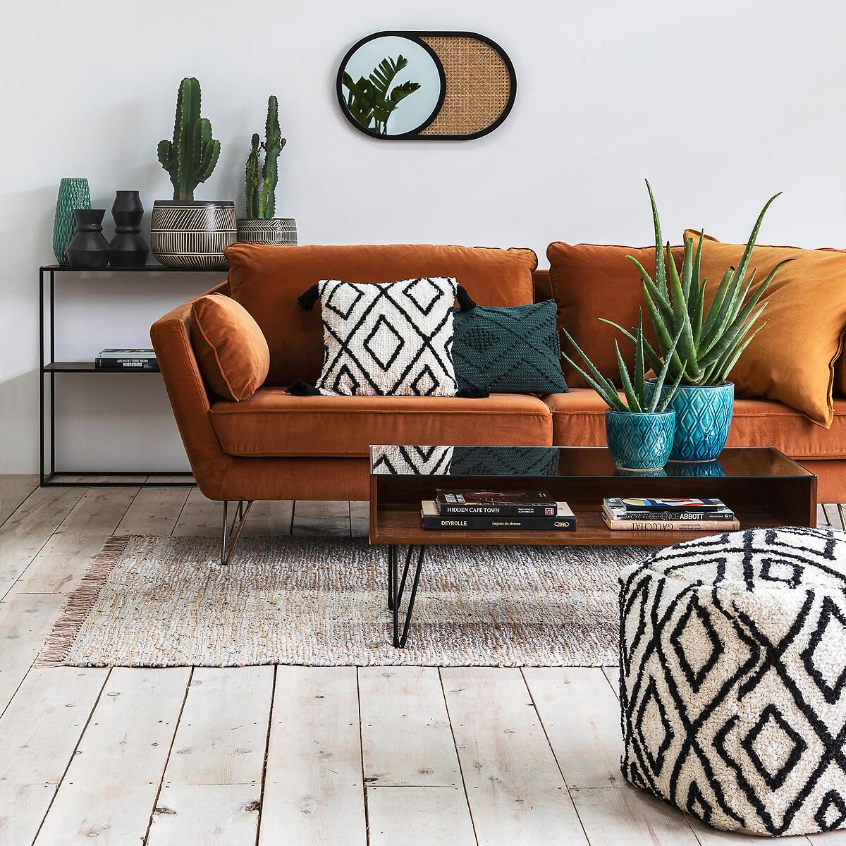 Cali Geometric Tassel 100% Cotton Cushion Cover – image 5