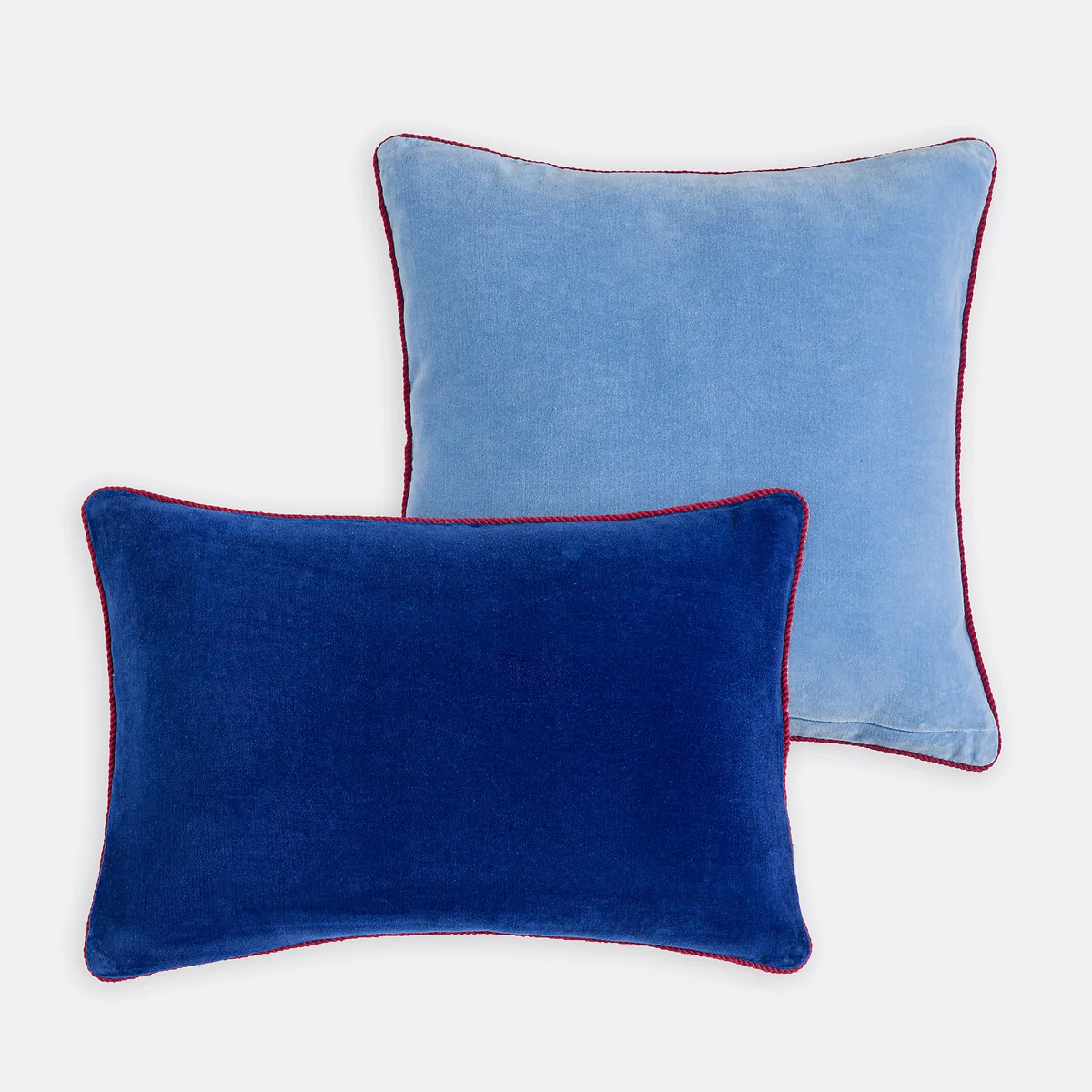 Gusali Two-Tone Velour Rectangular Cushion Cover 60x40cm – image 5