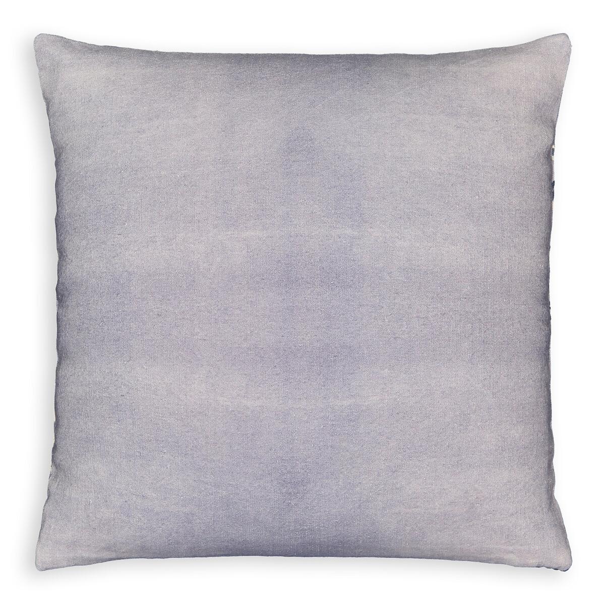 Nagano Foliage Embroidered Cotton Linen Square 40 x 40cm Cushion Cover – image 2