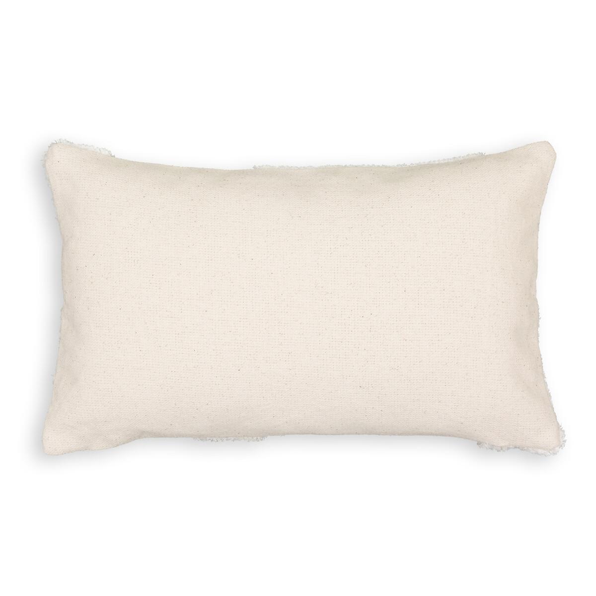 Limestone Textured Cotton Blend Rectangular Cushion Cover – image 2