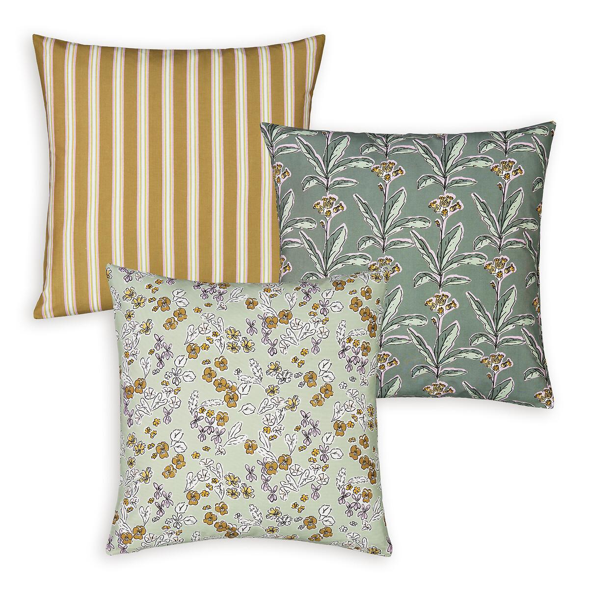 Set of 3 Céciliane 40 x 40cm 100% Cotton Cushion Covers – image 4