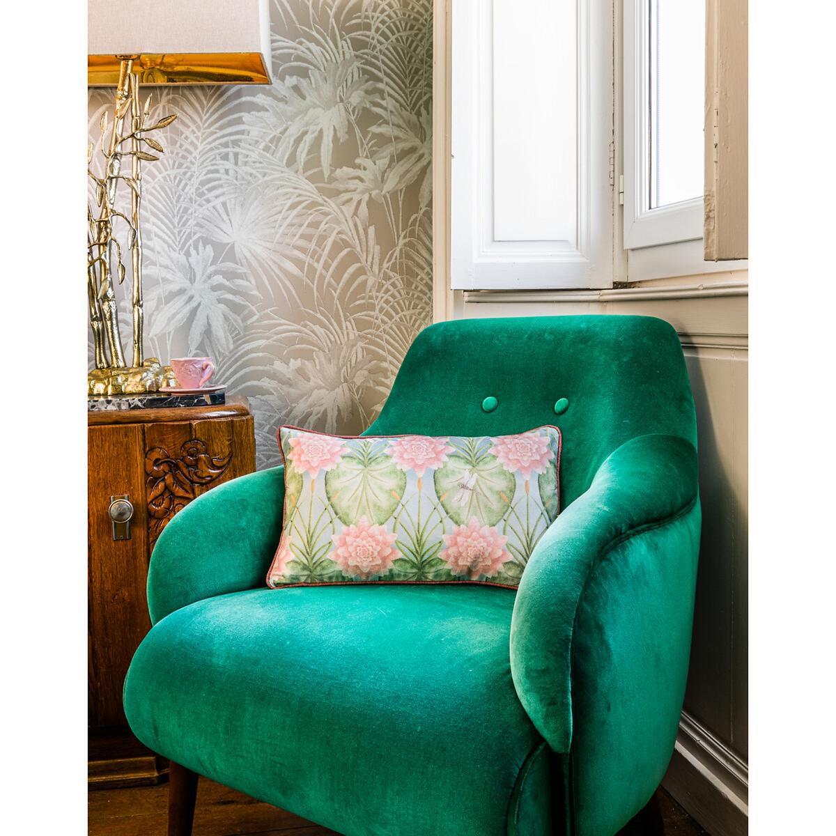 The Lily Garden Print Filled Cushion – image 7