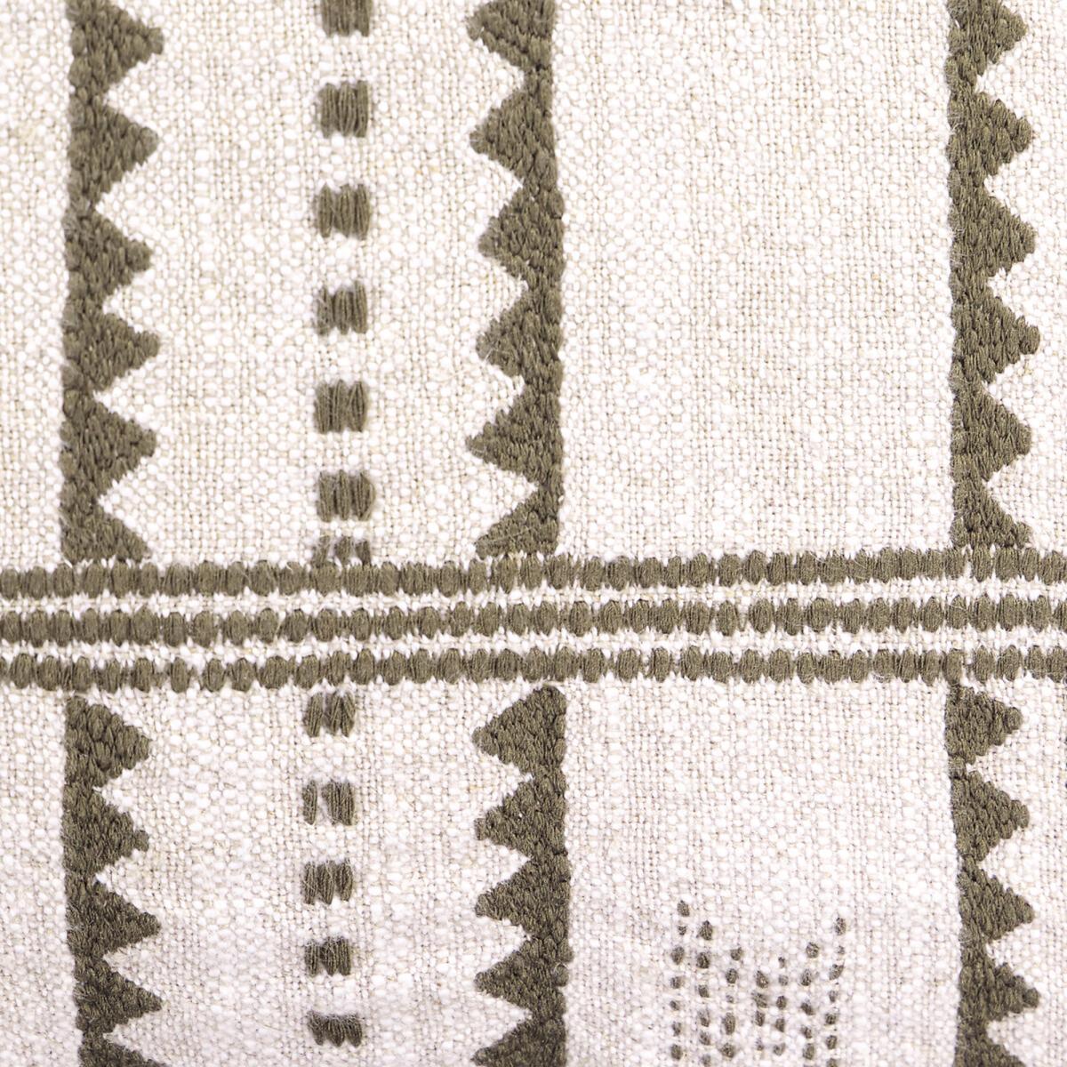 Dakara Embroidered Linen Cotton Blend Cushion Cover – image 3