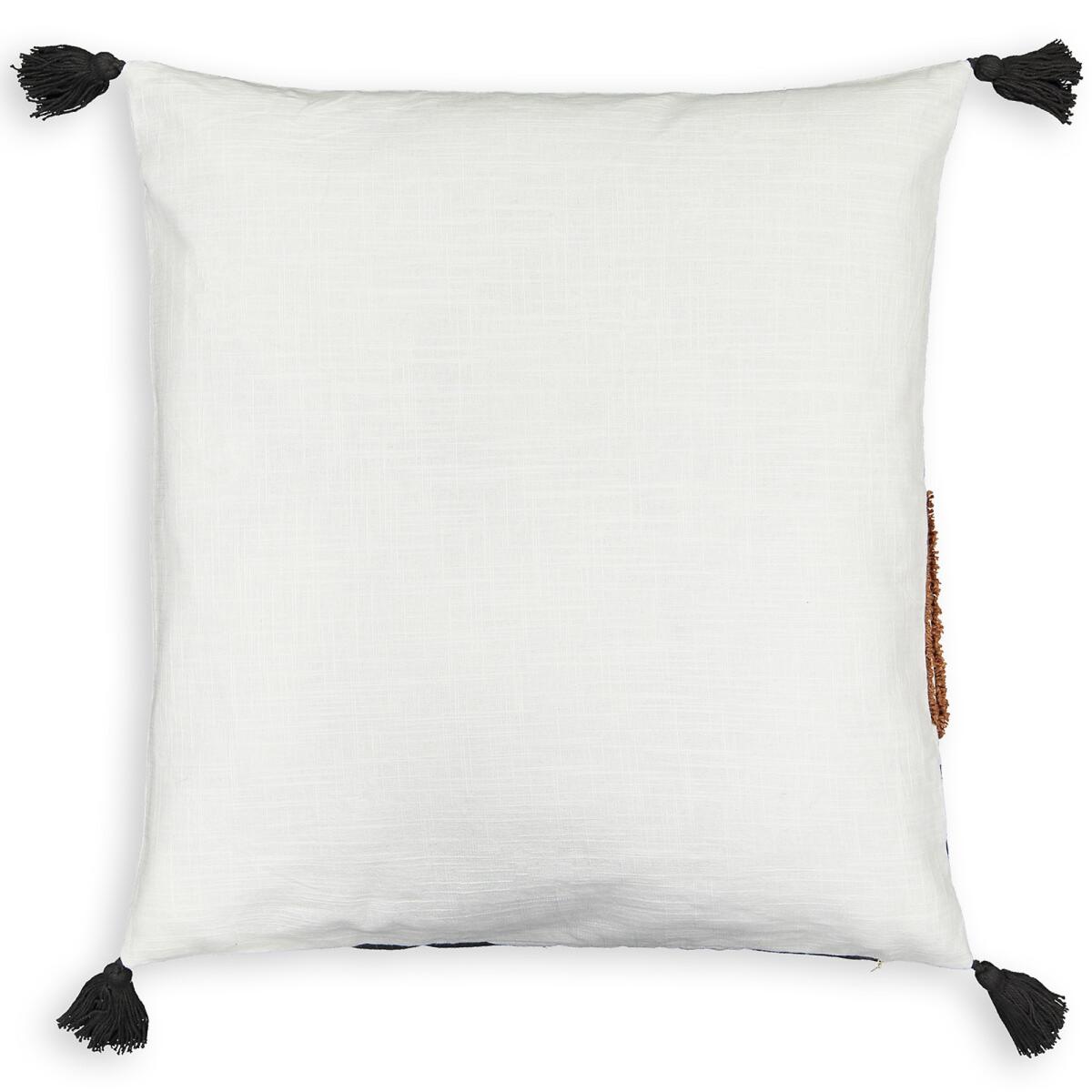 Comoe Graphic Tufted Tassel Cotton Cushion Cover – image 2