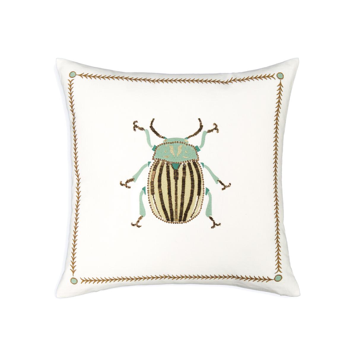 Scarabee Beetle 100% Cotton 45 x 45cm Cushion Cover – image 1