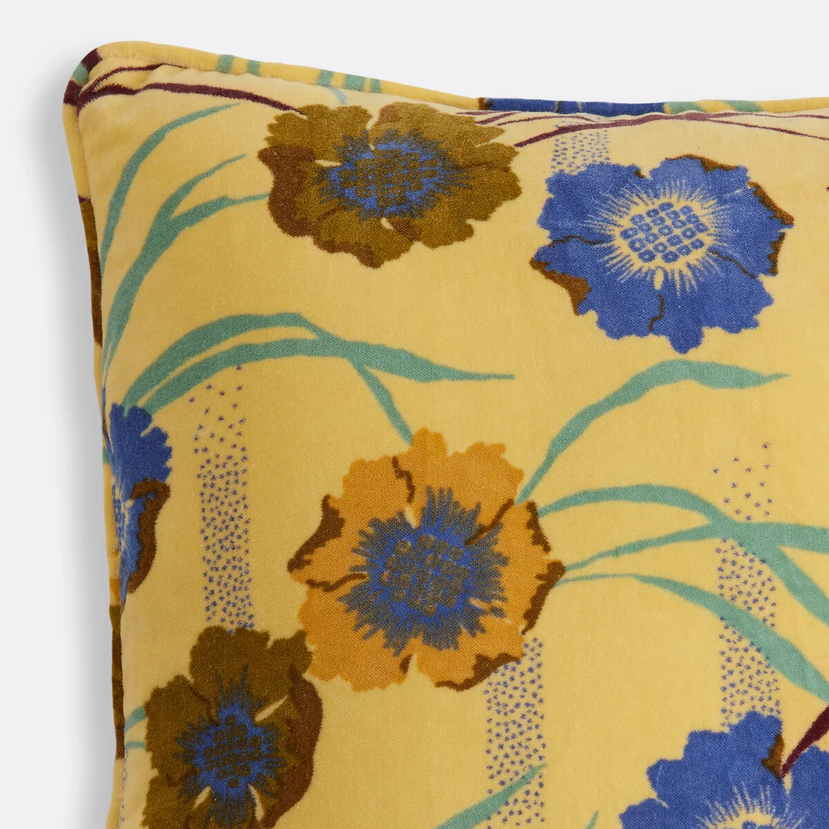 Mowan Printed Cotton Velour Cushion Cover 45x45cm – image 3