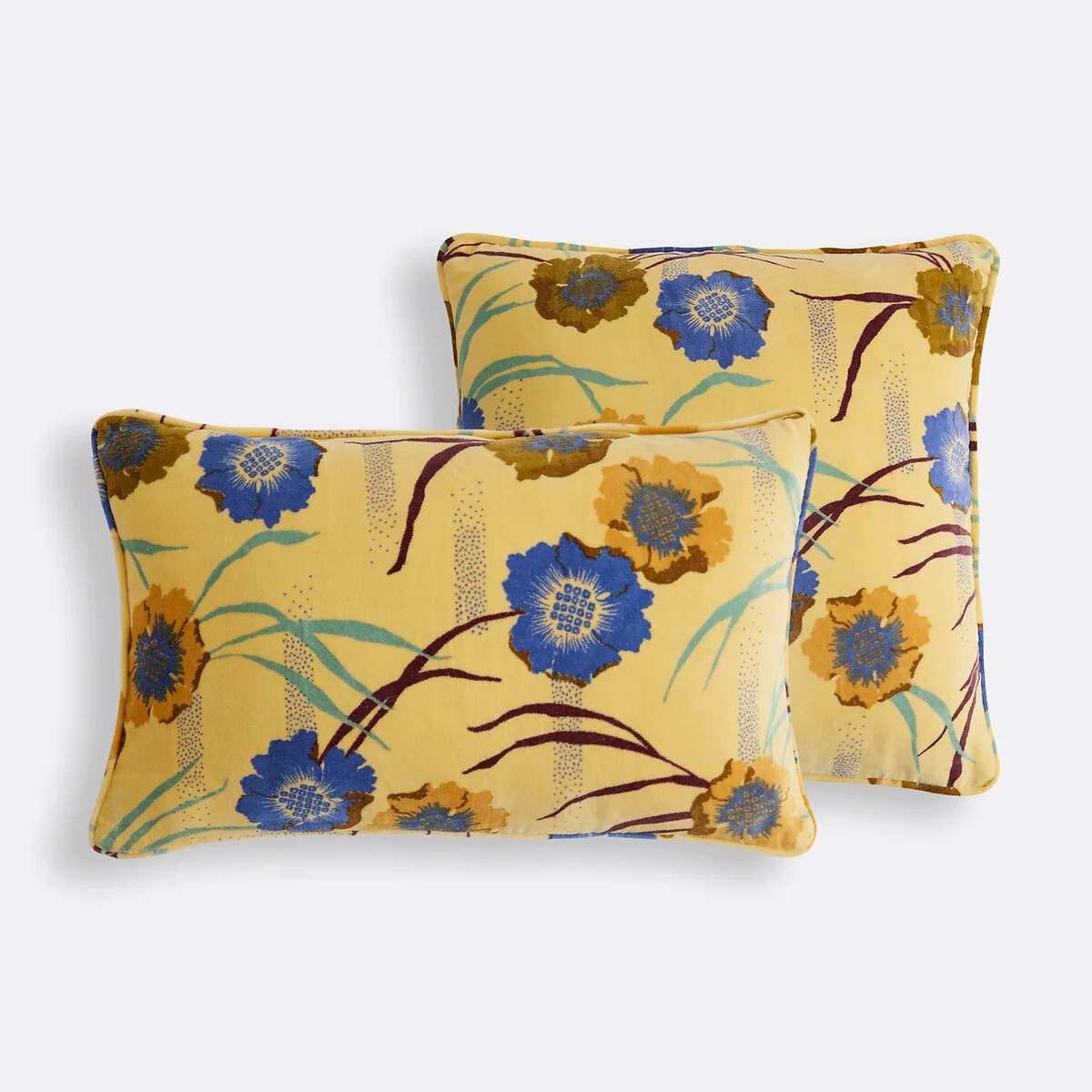 Mowan Printed Cotton Velour Cushion Cover 45x45cm – image 5