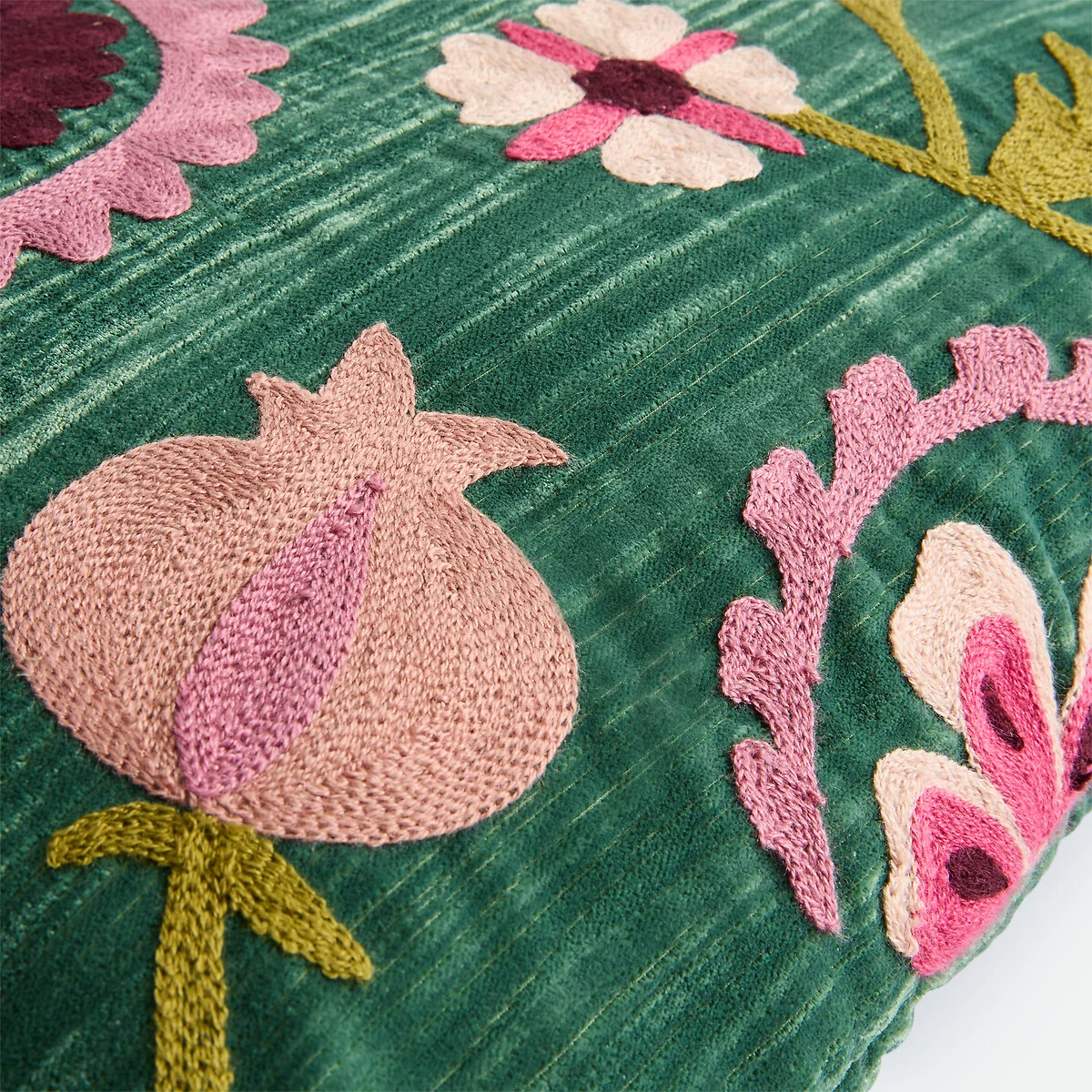 Izild Embroidered Crushed Velour Cushion Cover 50 X 50cm – image 5