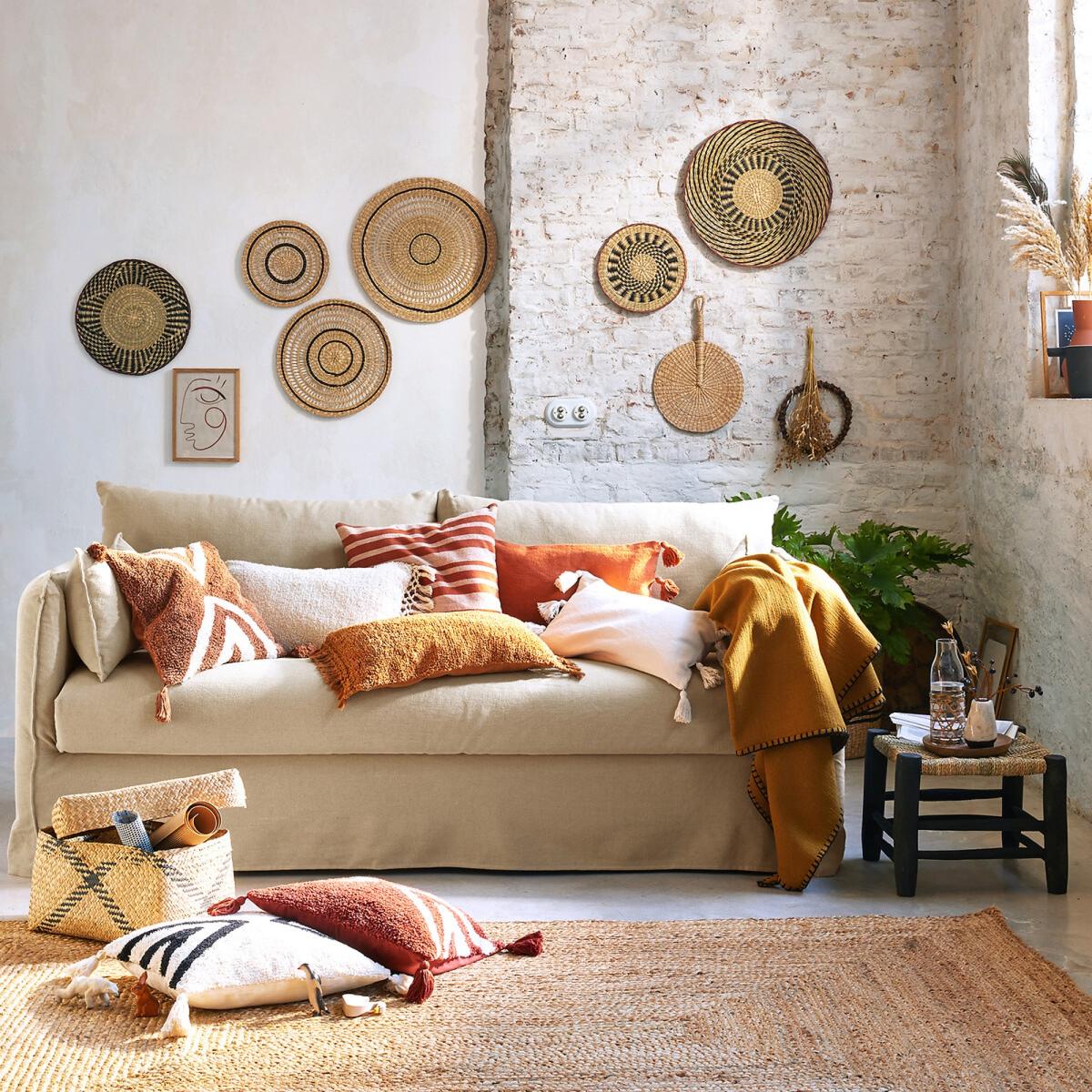 Negara Square 100% Cotton Cushion Cover – image 4