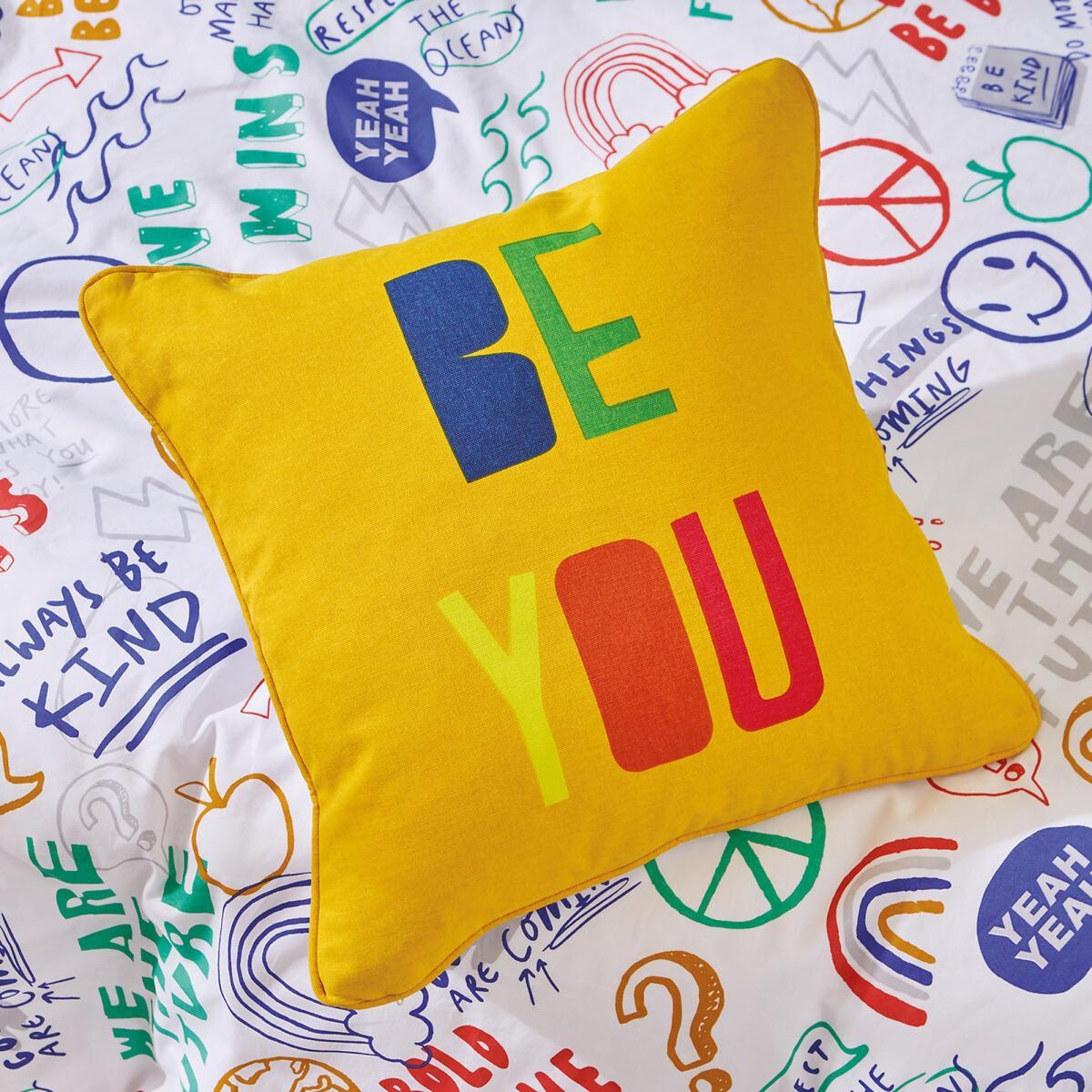 Born To Be You Organic Cotton 43x43cm Cushion – image 2