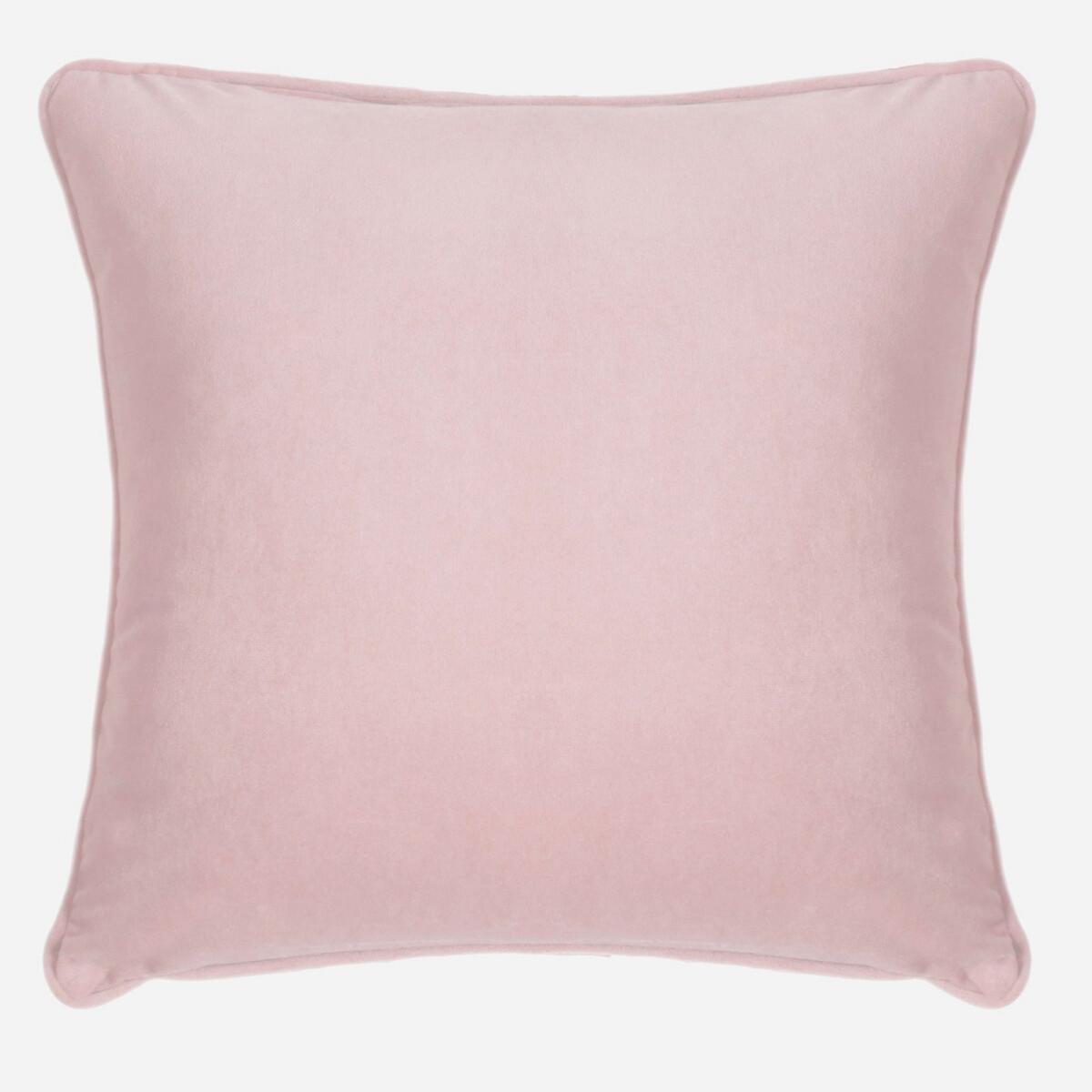 Clever Velvet Soft Pink Filled Cushion 44x44cm