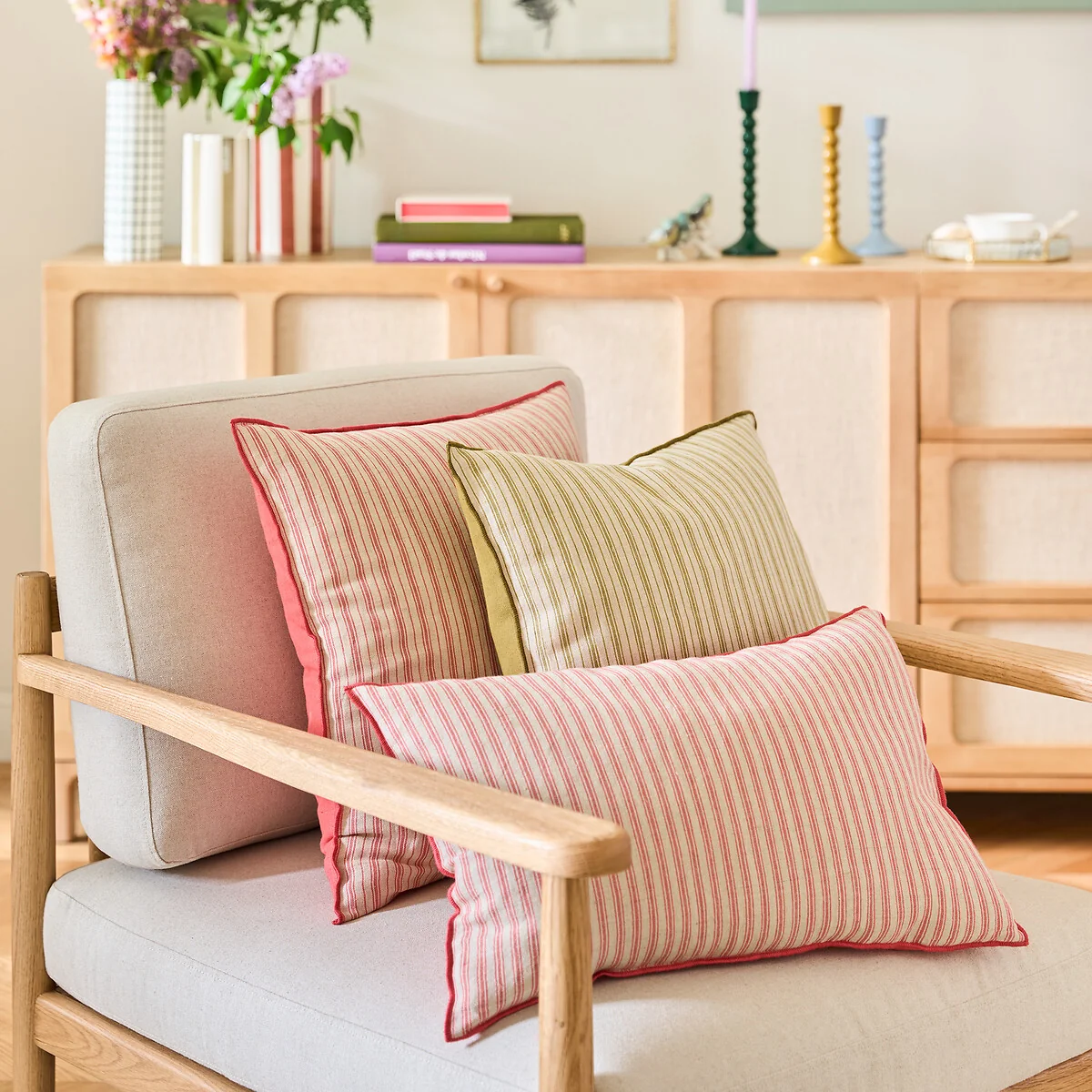 Enni Cushion Cover in Linen/cotton – image 2