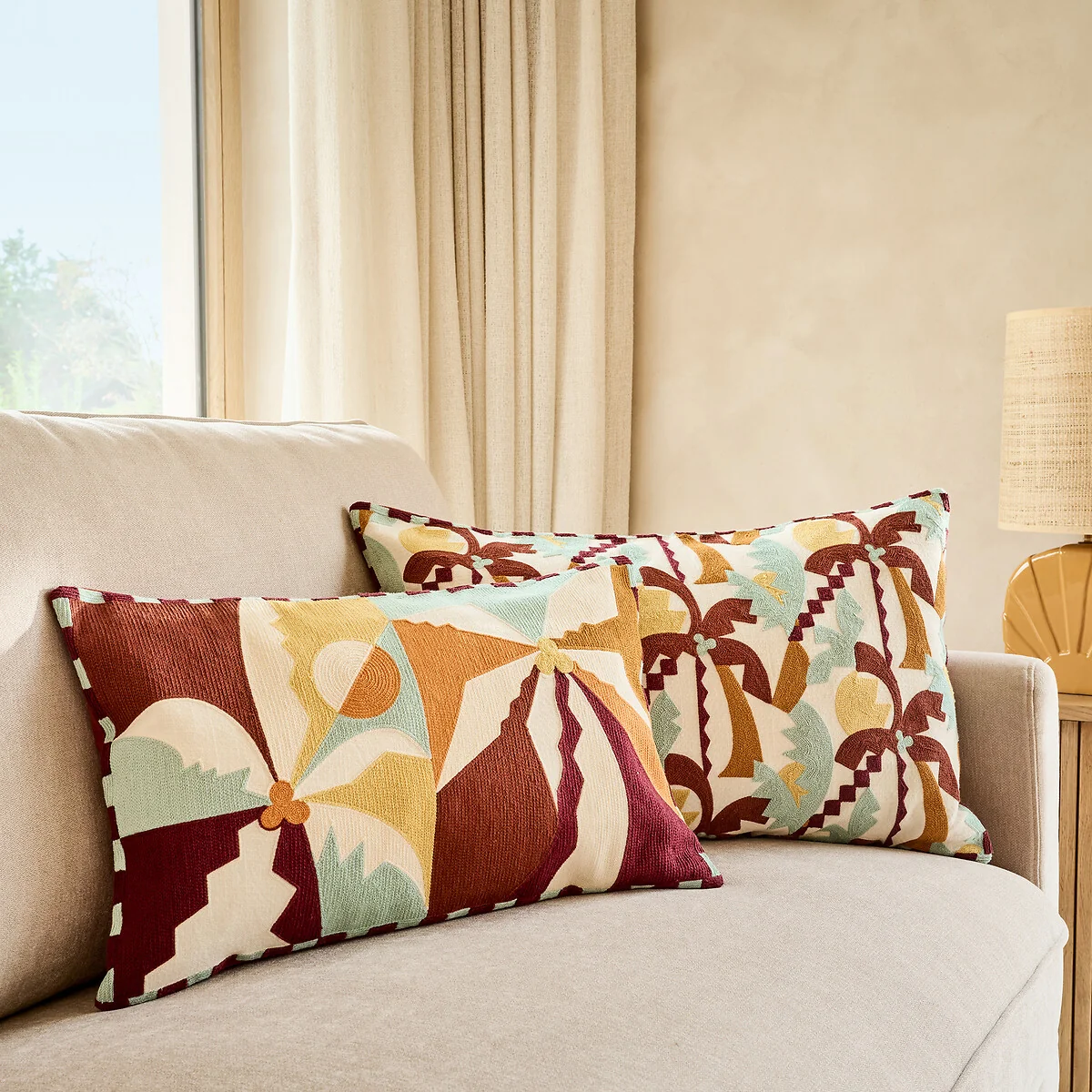 Soley Cotton Rectangular Cushion Cover, 60 X 40cm – image 2