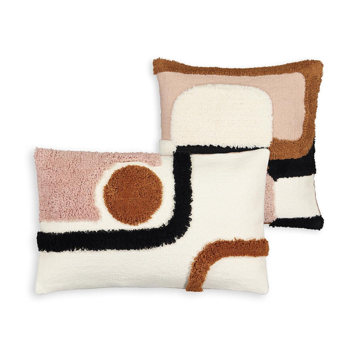 Joan Retro Tufted Rectangular Cotton Cushion Cover – image 3