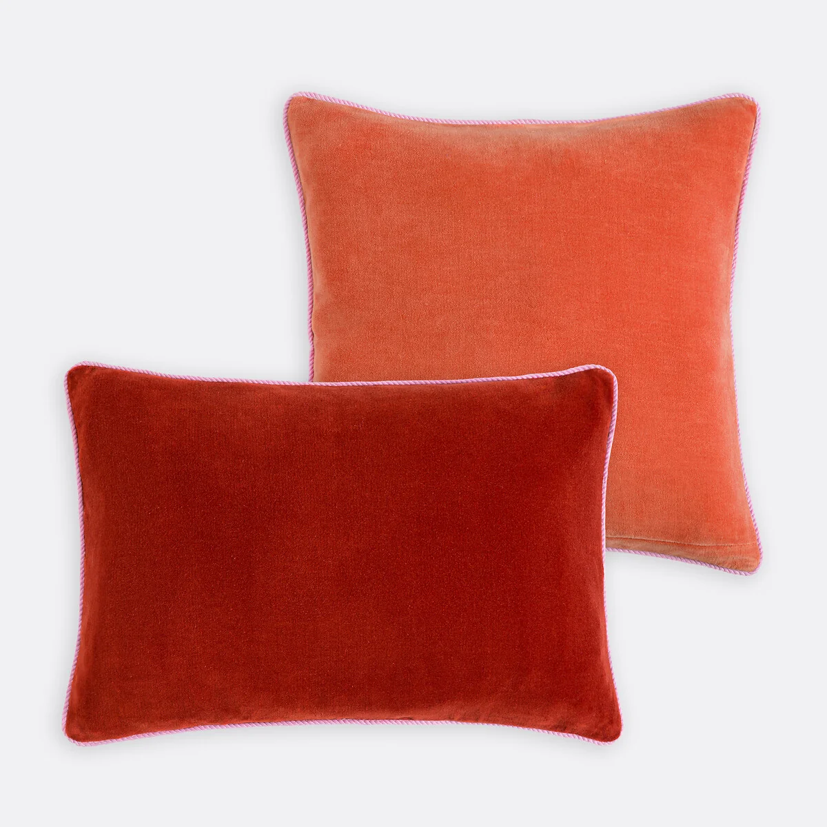 Gusali Two-Tone Velour Rectangular Cushion Cover 60x40cm – image 5