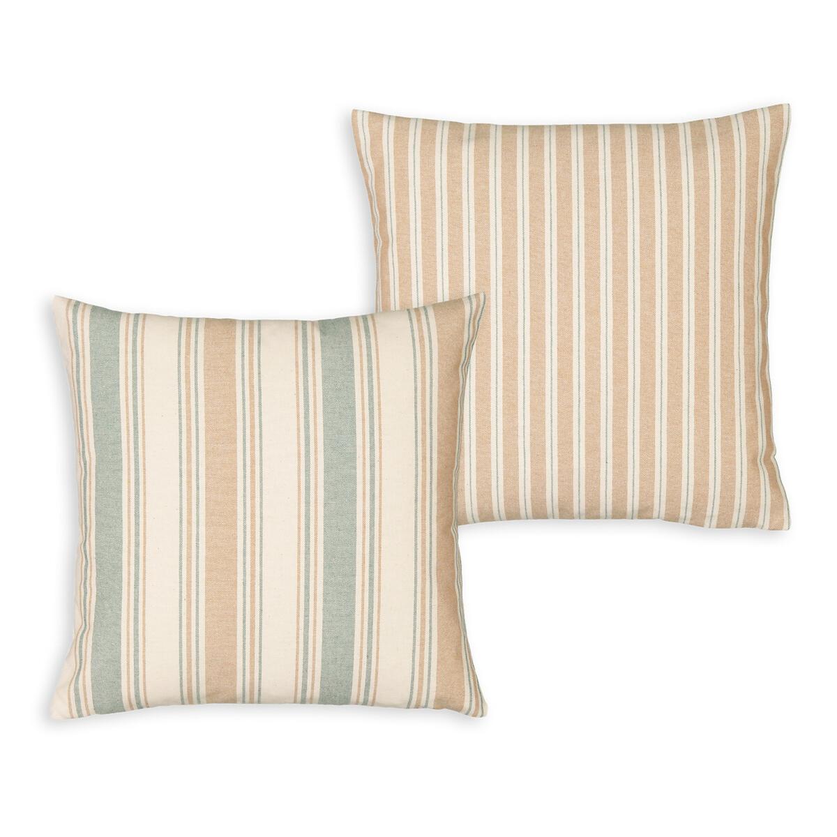 Enola 40 x 40cm Striped Cotton Cushion Cover – image 2