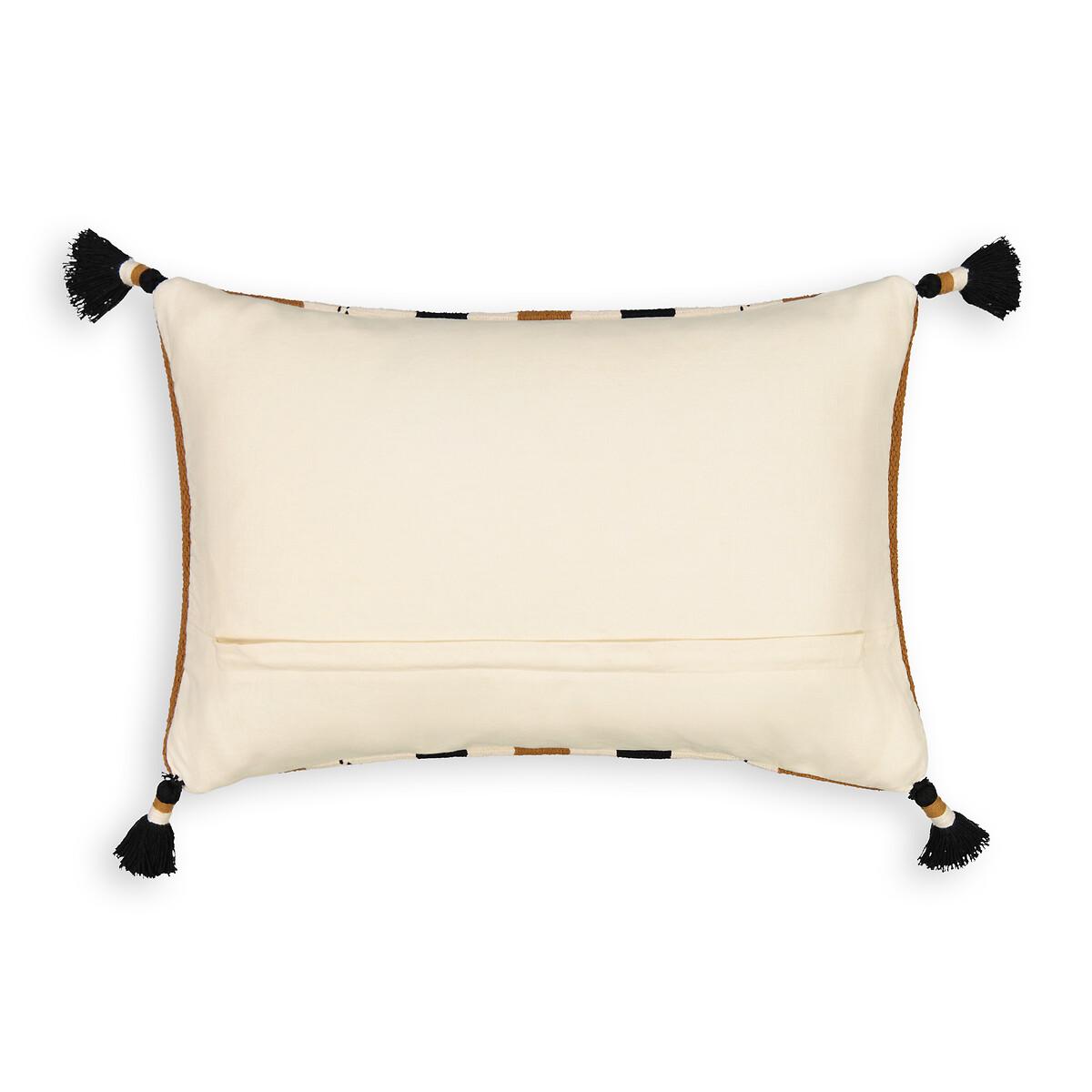 Palia Striped Rectangular Cotton Cushion Cover – image 2