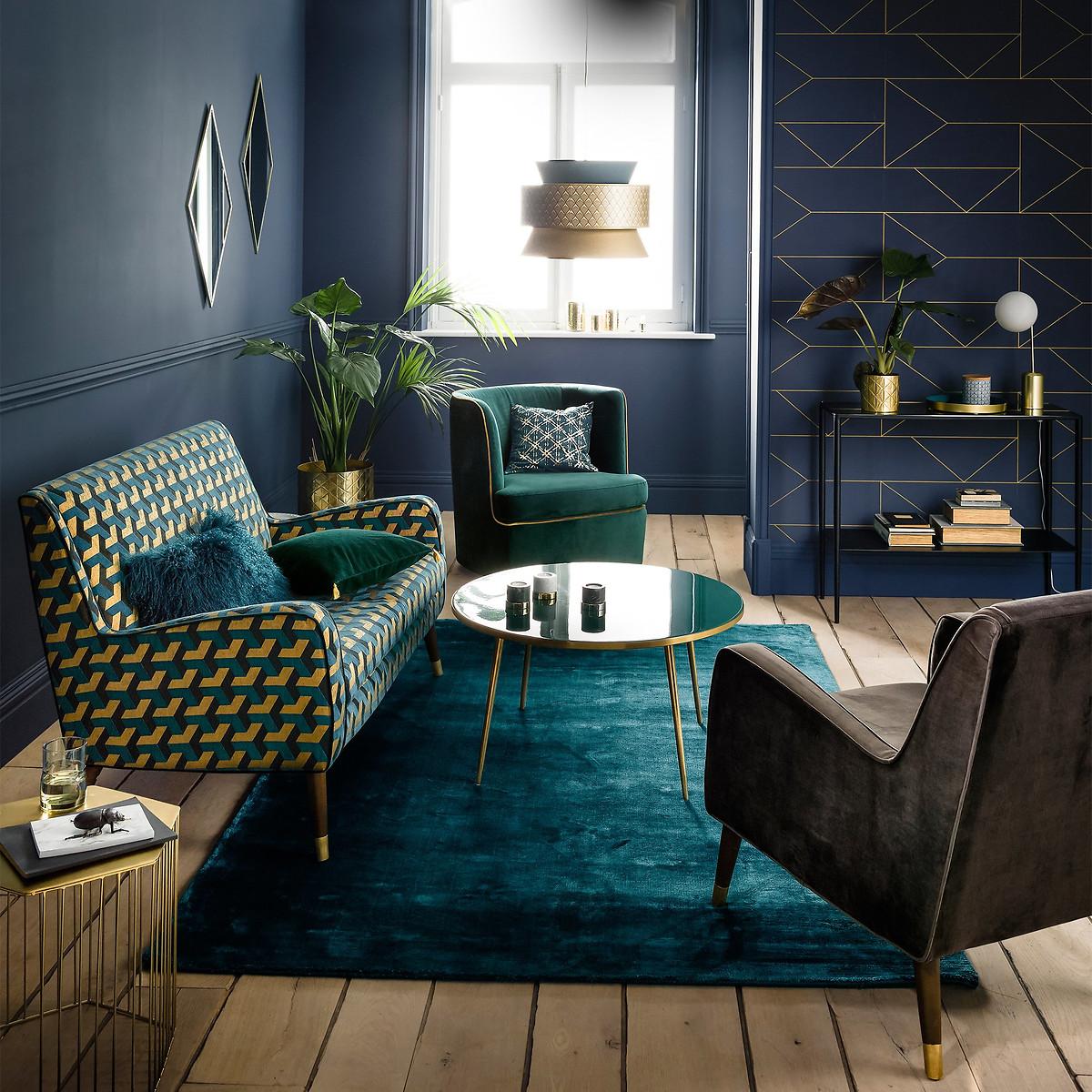 Zanja Green & Gold Metallic Detail Cotton Cushion Cover – image 3