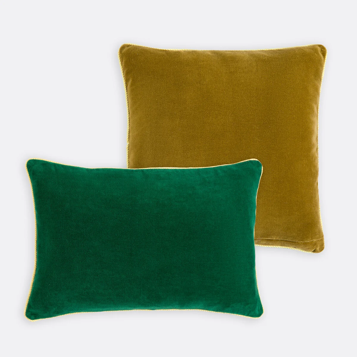 Gusali Two-Tone Velour Rectangular Cushion Cover 60x40cm – image 5