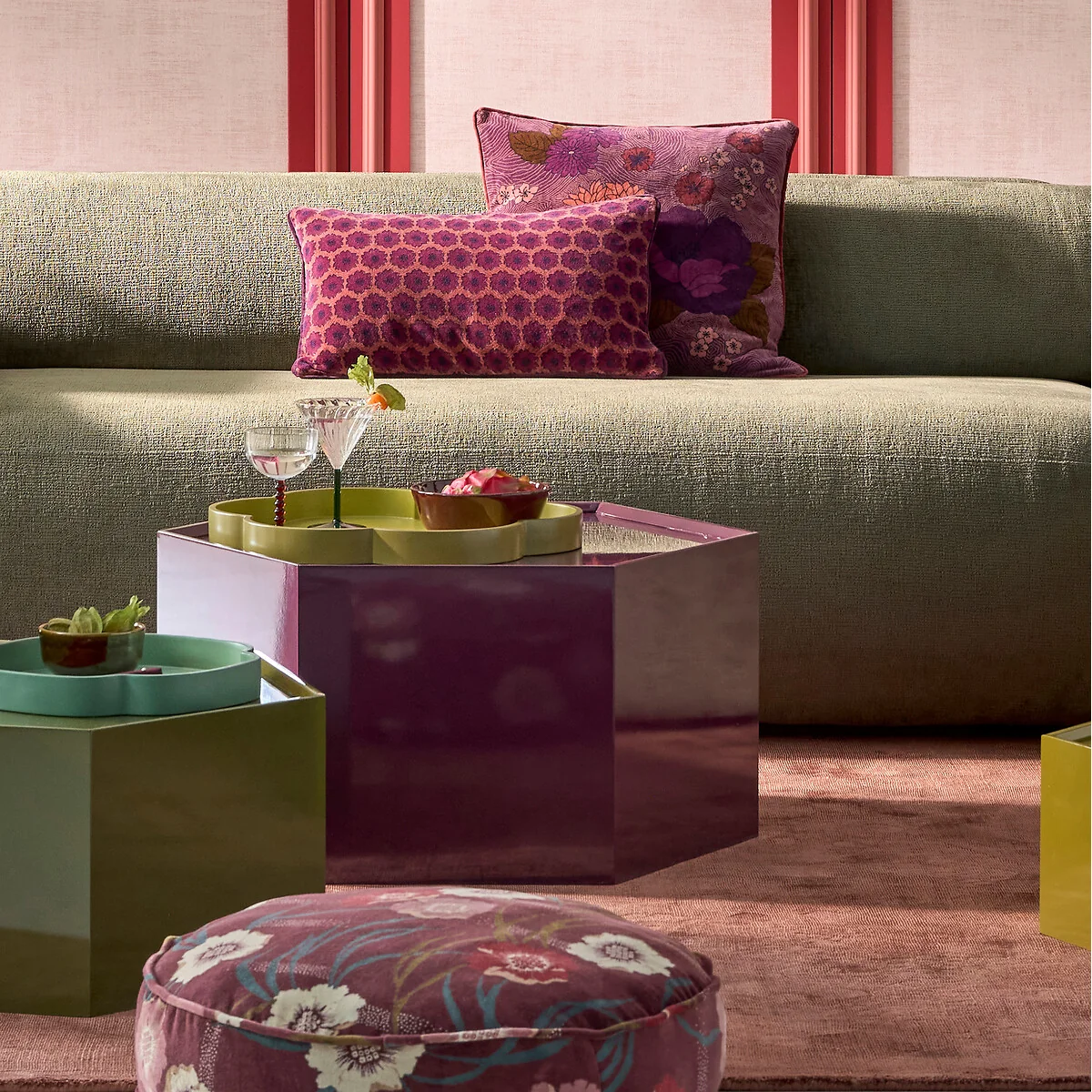Velluto Cushion Cover in Velour 45x45cm – image 2