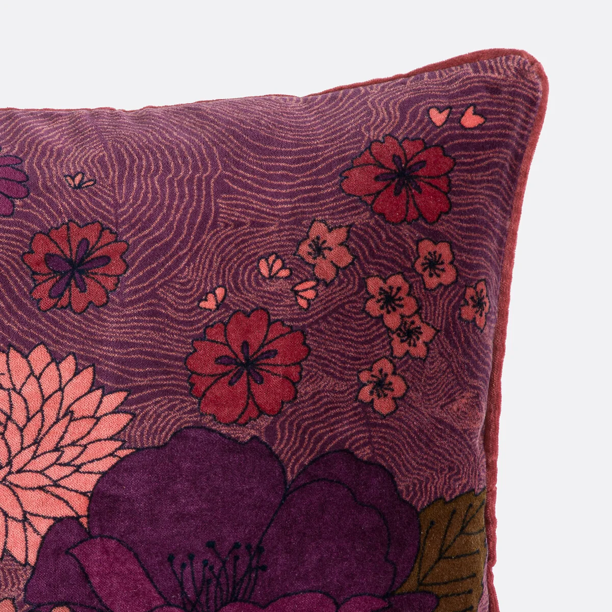 Velluto Cushion Cover in Velour 45x45cm – image 3
