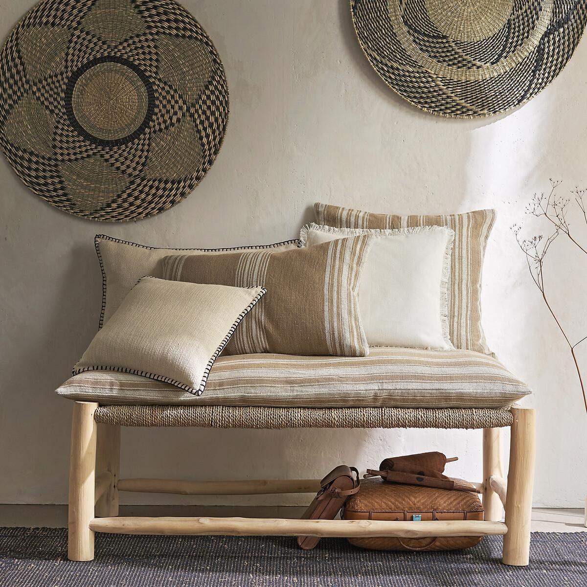 PANAMA Fringed Cotton Cushion Cover – image 14