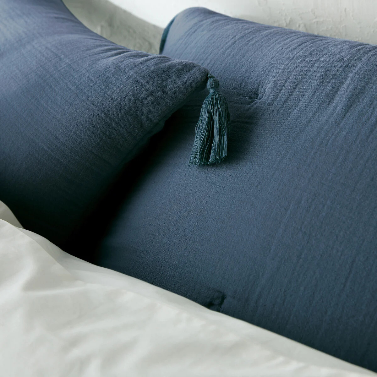 Kulma Quilted Cushion Cover in Cotton Muslin – image 4
