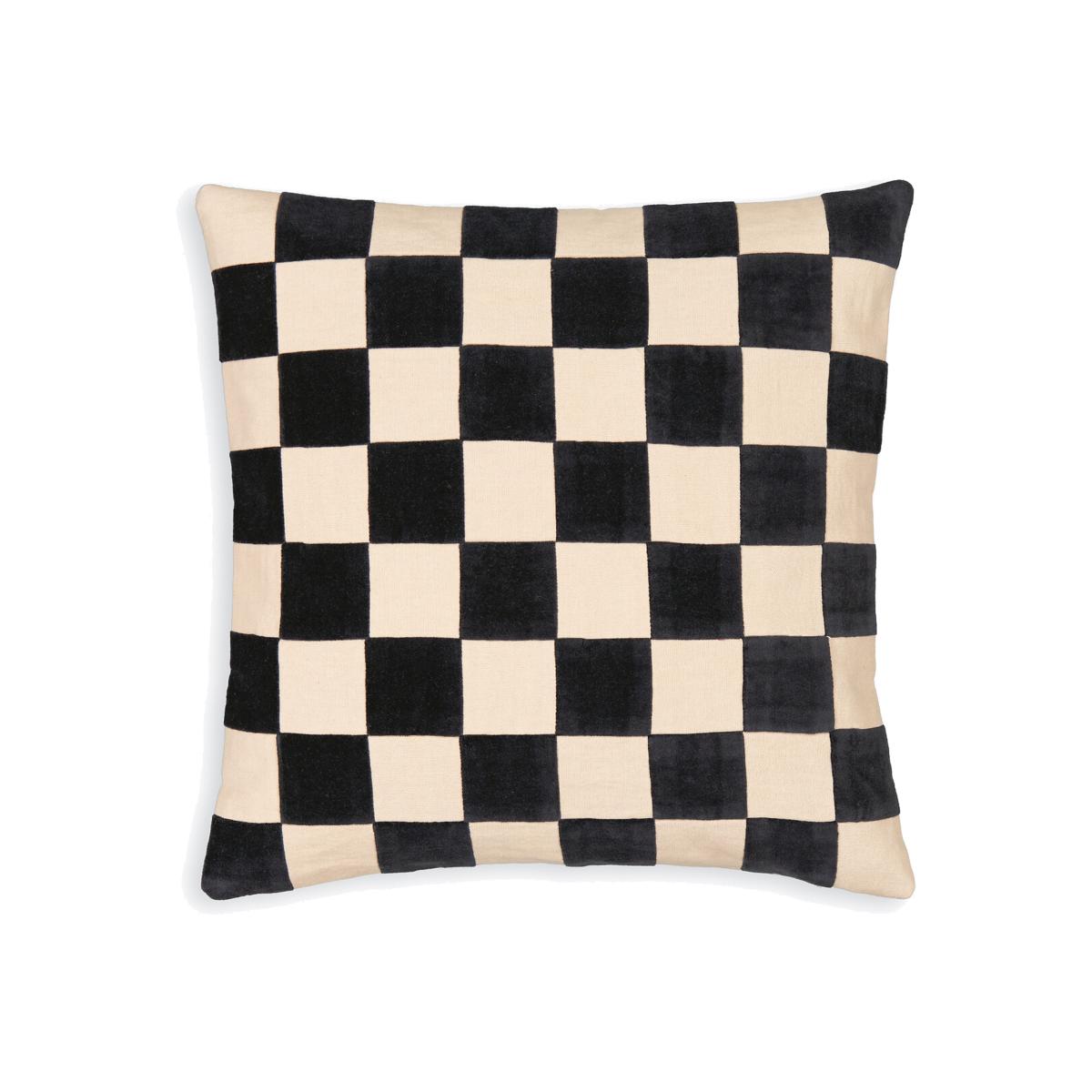 Lysmée 40 x 40cm Checkerboard 100% Cotton Cushion Cover – image 1
