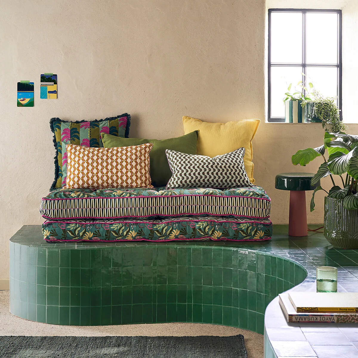 Ika Cotton Satin Rectangular Cushion Cover – image 2