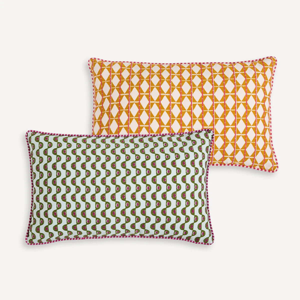 Ika Cotton Satin Rectangular Cushion Cover – image 4