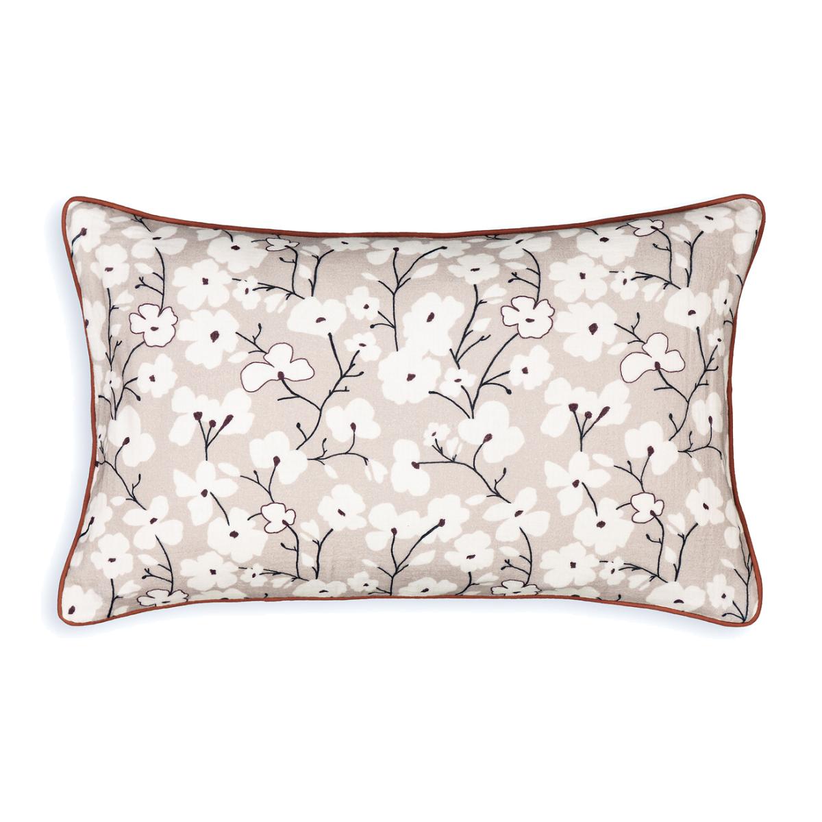 Oyami Floral 100% Cotton Cushion Cover – image 1