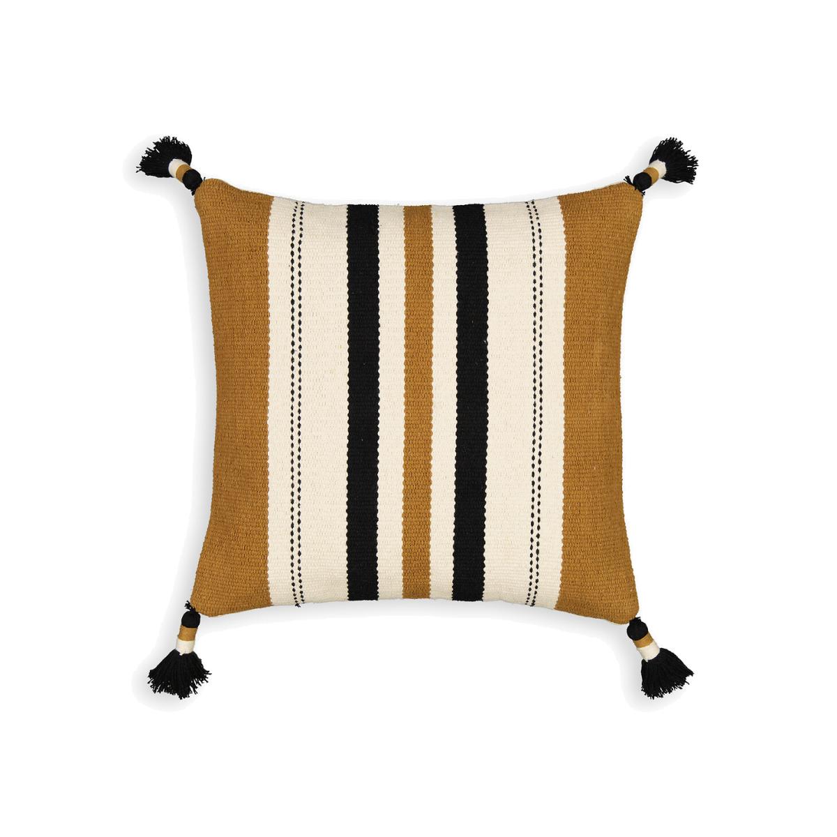 Palia Striped 45 x 45cm 100% Cotton Cushion Cover – image 1