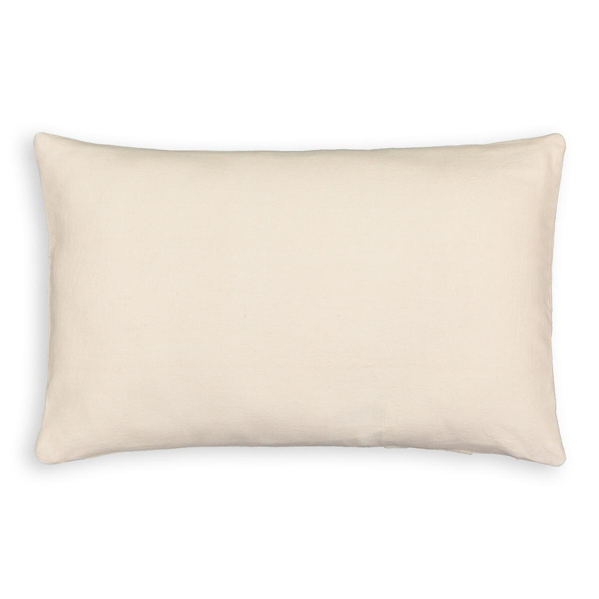 Azra Floral Textured Rectangular Cotton Cushion Cover – image 2