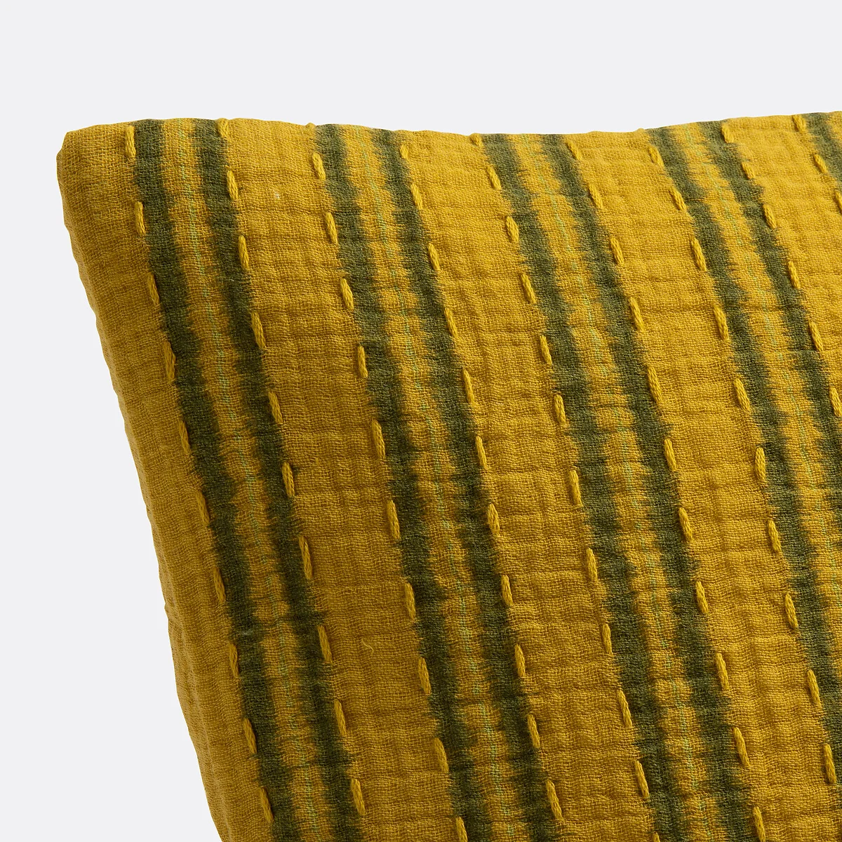 Asti Ikat Print Cotton Muslin Rectangular Cushion Cover – image 3