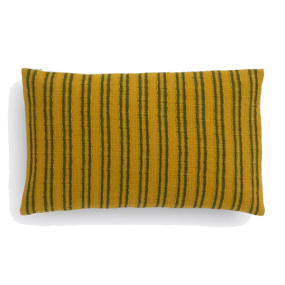 Asti Ikat Print Cotton Muslin Rectangular Cushion Cover – image 1