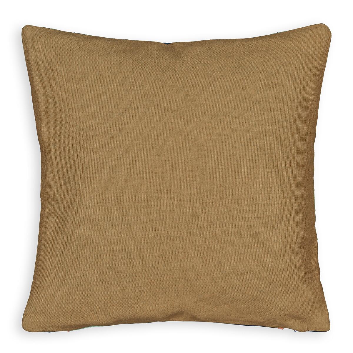 Joao Jungle Embroidered 100% Cotton Square Cushion Cover – image 2