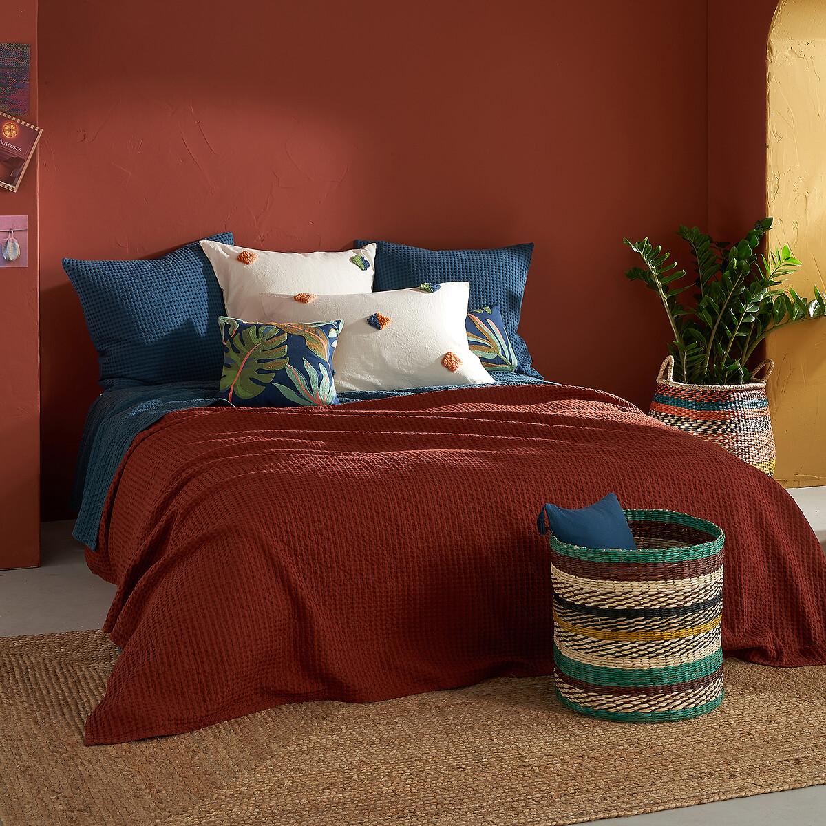 Joao Jungle Embroidered 100% Cotton Square Cushion Cover – image 3